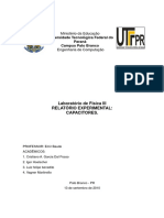 Relatório II, Capacitores PDF