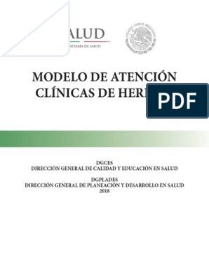 Modelo Atencion Clinicas Heridas | PDF | Hospital | Diabetes