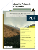 Informe Nacional de Peligro de Incendios de Vegetacion