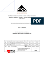 TN42-3-MC-001-0 Memoria de Calculo Estructuras Metálicas