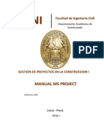 Manual MsProject