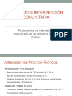 Psicología Comunitaria y El Sindicalismo en Chile