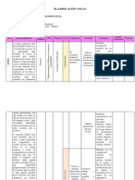 Esquema de Planificación Anual