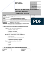 Evaluacion Cuadricula Tercero Basico