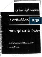 Sight Reading Saxophone