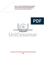 Estágio de Letras: análise do PPP e relato da experiência