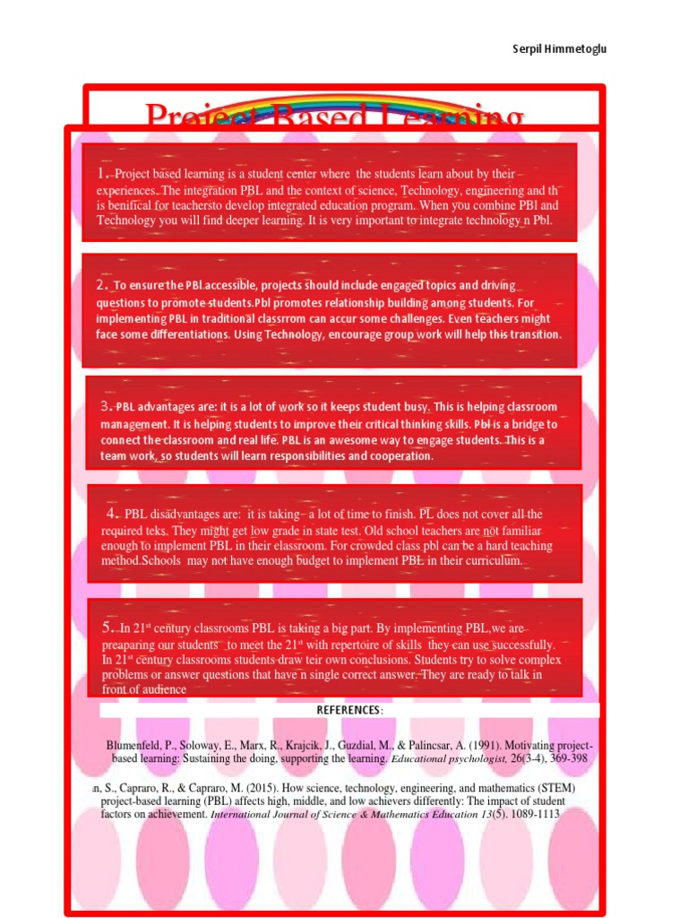 Teaching Method - PBL Handout | PDF | Project Based Learning | Applied ...
