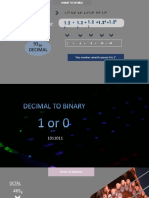 binary to decimal & octal decimal power point