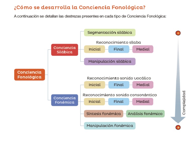 Progresión de La Conciencia Fonológica | PDF