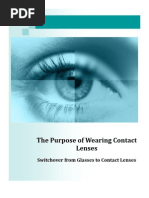 Download The Purpose of Wearing Contact Lenses - Switchover from Glasses to Contact Lenses by Contact Lenses SN38266502 doc pdf