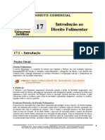 Introdução ao Direito Falimentar