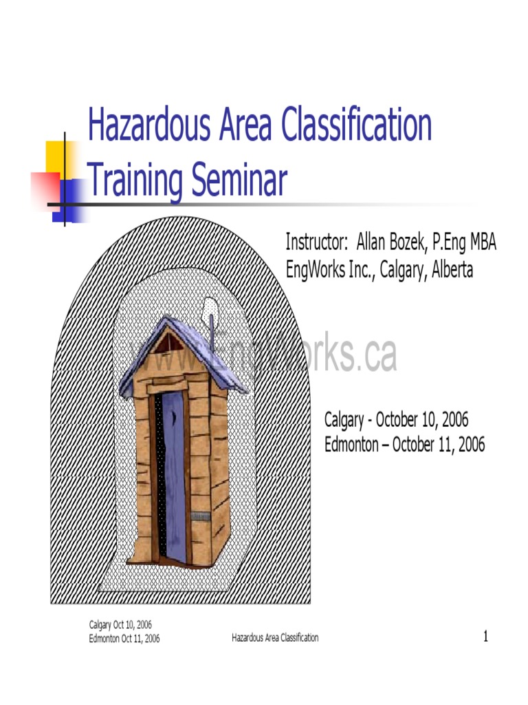 Hazardous Area Classification Training Course CD Version PDF PDF