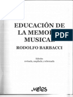 Educación de La Memoria Musical
