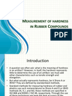 Measurement of Hardness of Rubber Compounds