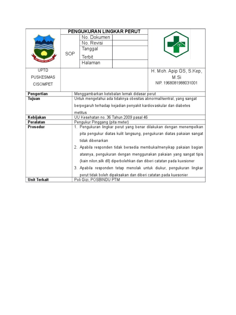 Sop Lingkar Perut Sop Lingkar Perut