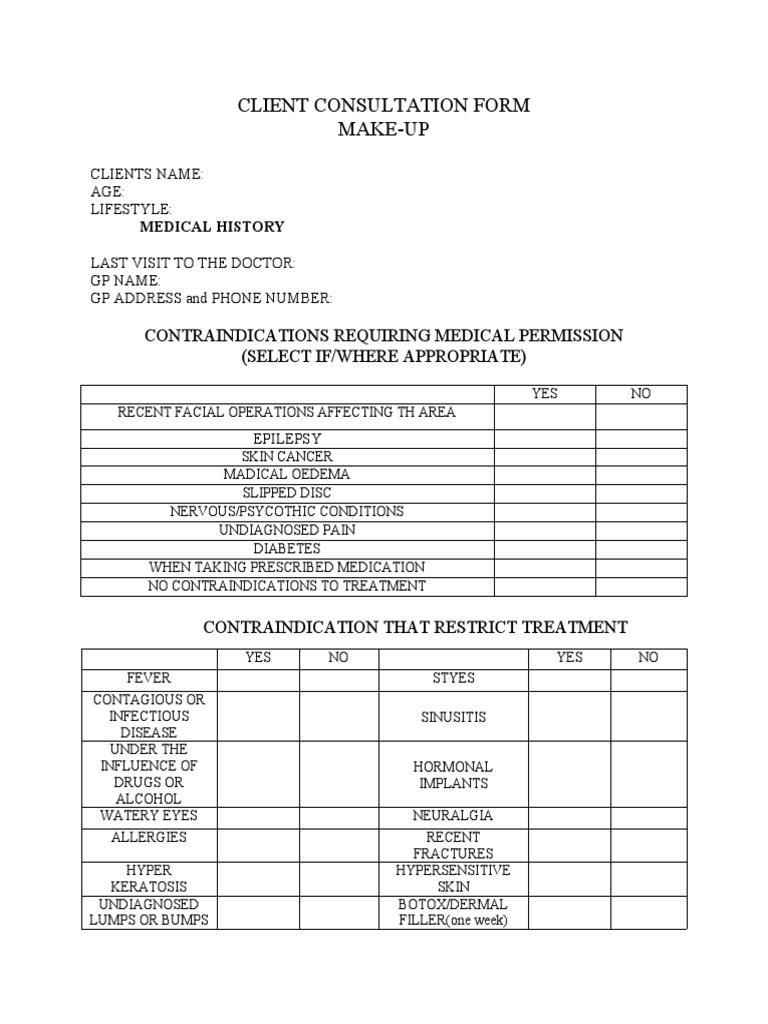 Make Up Case Study PDF Clinical Medicine Medical Specialties