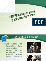 Diferencia Entre Extorsión y Robo