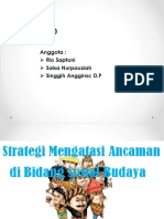 Strategi Ancaman Di Bidang Sosial Budaya