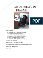 Analisis de Puesto de Trabajo