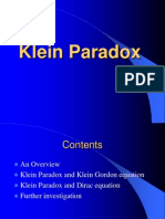 Klein Paradox PDF