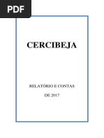 Cercibeja - Relatório Contas 2017