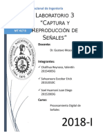 Laboratio Captura de Señales UNI-FIM