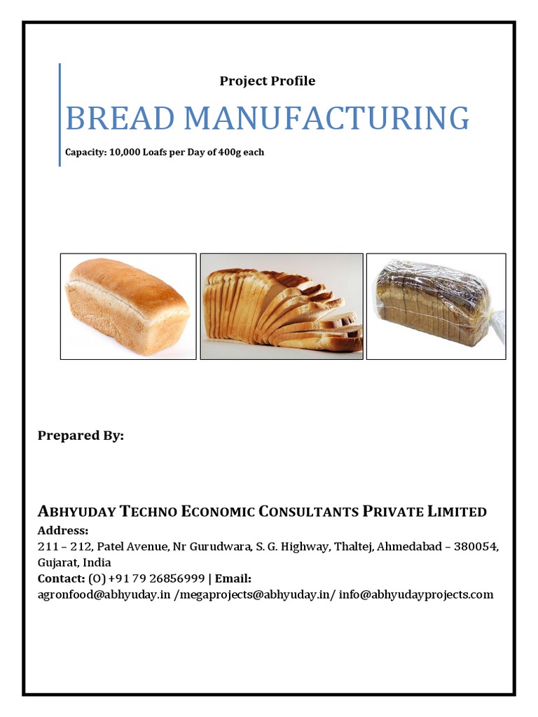 Bread Manufacturing Unit Breads Bakery
