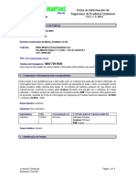 Ficha de Segurança para Acetileno Dissolvido