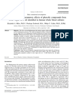 Differential Anti-Inflammatory Effects of Phenolic Compounds From Extra Virgin Olive Oil Identified in Human Whole Blood Cultures