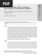 @@@-Urbe-Território, Territorialidade e Fronteira