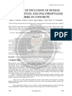 Effects of Inclusion of Human Hair Additives and Polypropylene Fibre in Concrete Ijariie7202