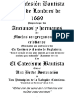 La Confesión Bautista de Fe de Londres de 1689