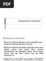 Desain Eksperimen Faktorial Axb