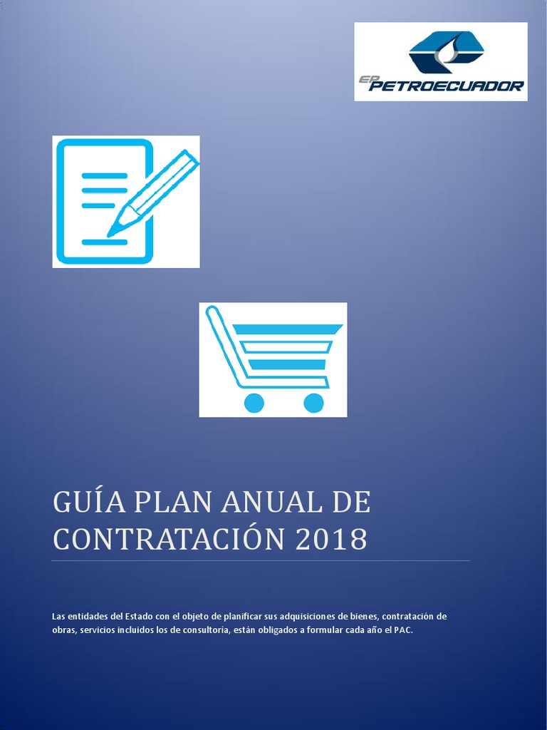 Plan Anual de Compras 2018 | PDF | Planificación | Presupuesto