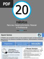 20 Hábitos Para Desenvolvimento Pessoal e Profissional