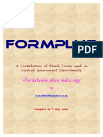 Form Plus Forms Used in Departments