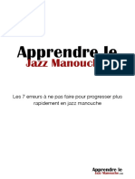 PDF Les 7 Erreurs a Ne Pas Faire Pour Progresser Plus Rapidement en Jazz Manouche