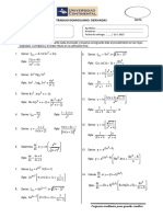 Derivadas Logarítmicas