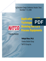 Application of CFD Technique for Modeling NATCO Process Eqpts