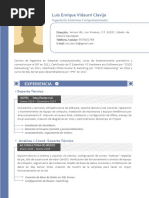 Ejemplo CV Sisteas