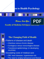 Introduction To Health Psychology: Mutiara Budi Azhar