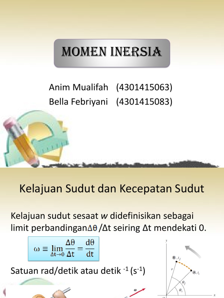 Pengertian dan Rumus Momen Inersia | PDF