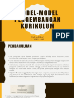 Model-Model Pengembangan Kurikulum