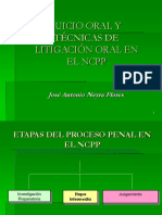 Técnicas de litigación oral en el juicio penal peruano