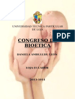 Trabajo Congreso Bioetica