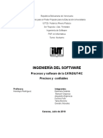 Ingeniería Del Software: Procesos y Software de La CATADIUT-RC Precisos y Confiables