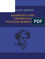 ARENDT, Hannah - Elemente Und Ursprünge Totaler Herrschaft (2011)