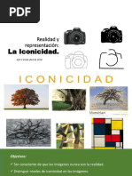 Iconicidad Realidad y Representación