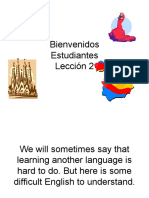 Spanish at Church Lesson 2