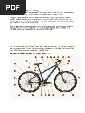 Anatomi Sebuah Basikal Gunung Pdf